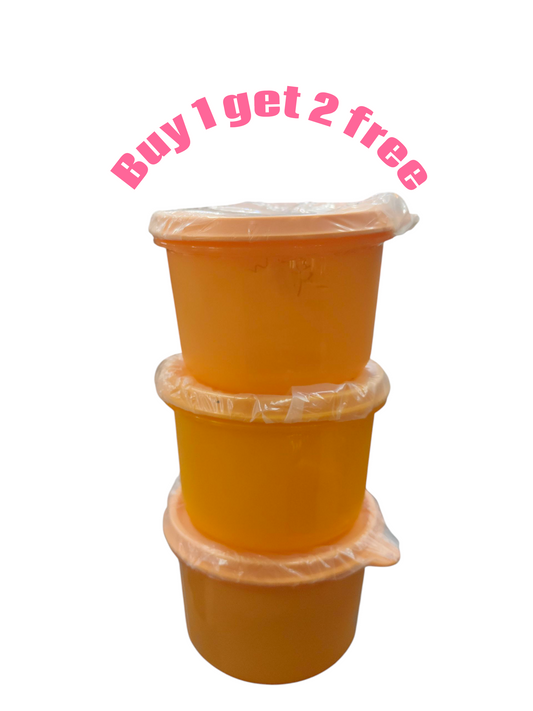 Tupperware Executive Large Bowl, 450ml, Orange, 1 +2