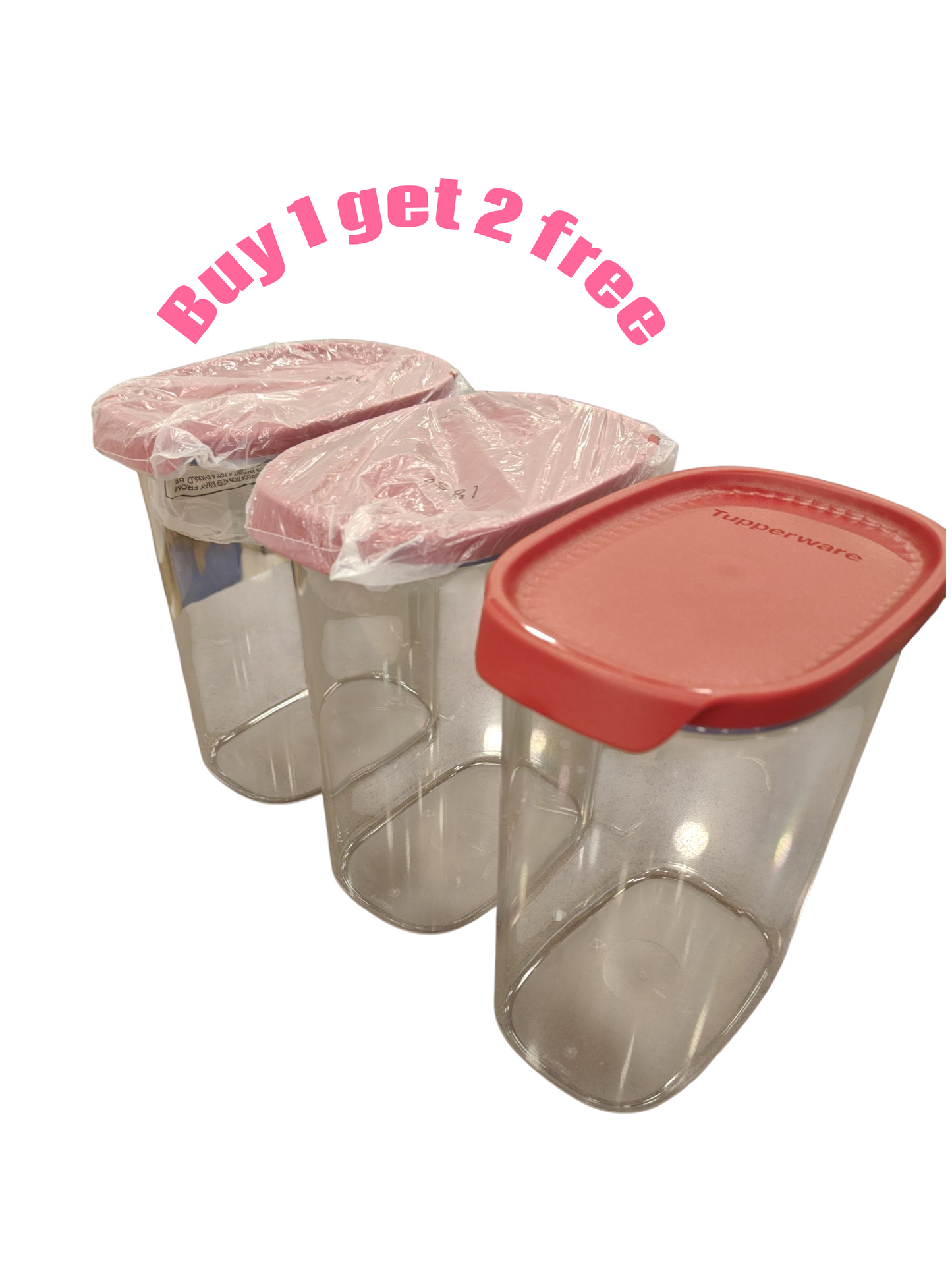 Tupperware ultra clear 2.2ltr -1+2