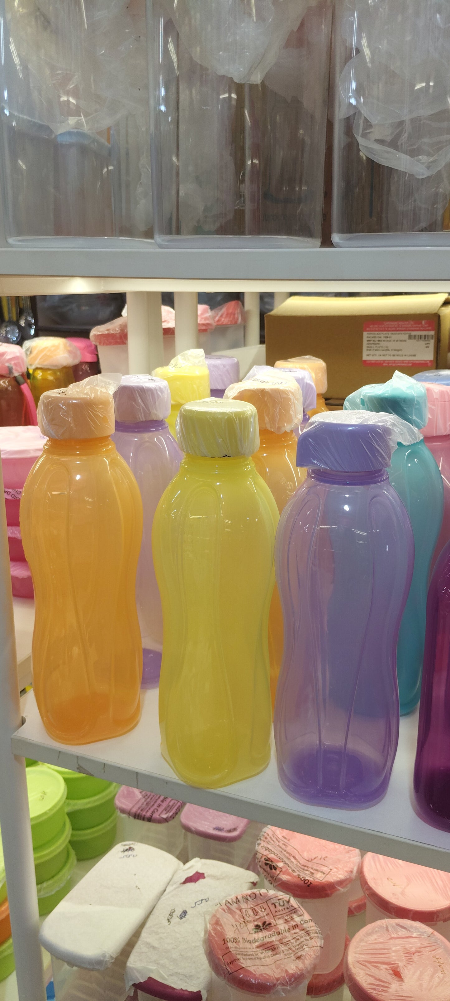 Tupperware 1ltr bottles -1+2