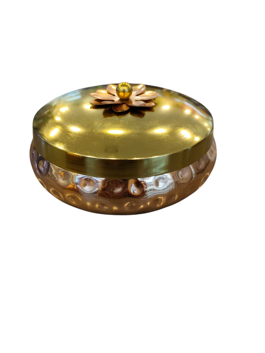 Copper coated flat gift box 500ml
