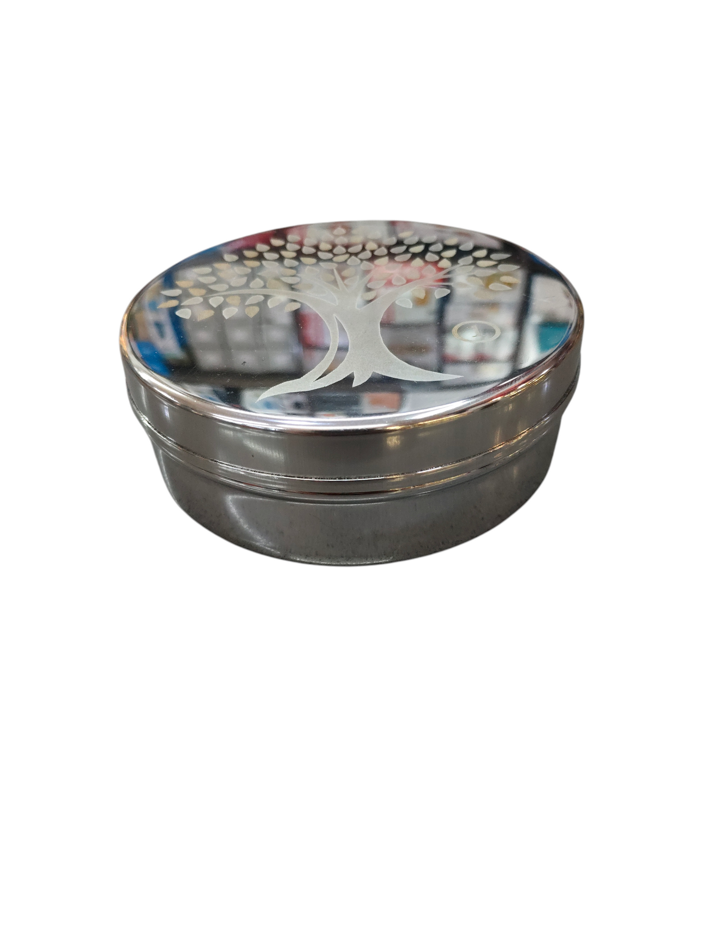 Salem stainless steel sajan laser chocolate box no 1- 250ml