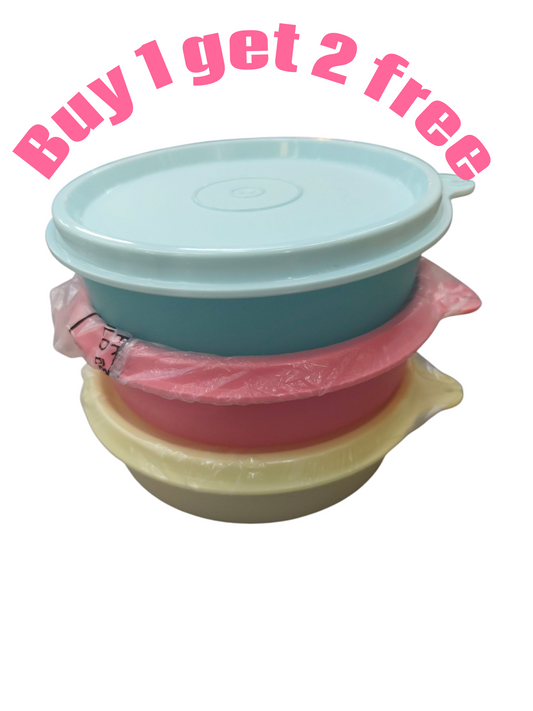 Tupperware Ex Small Container, 200ml, Multicolor, 1 +2