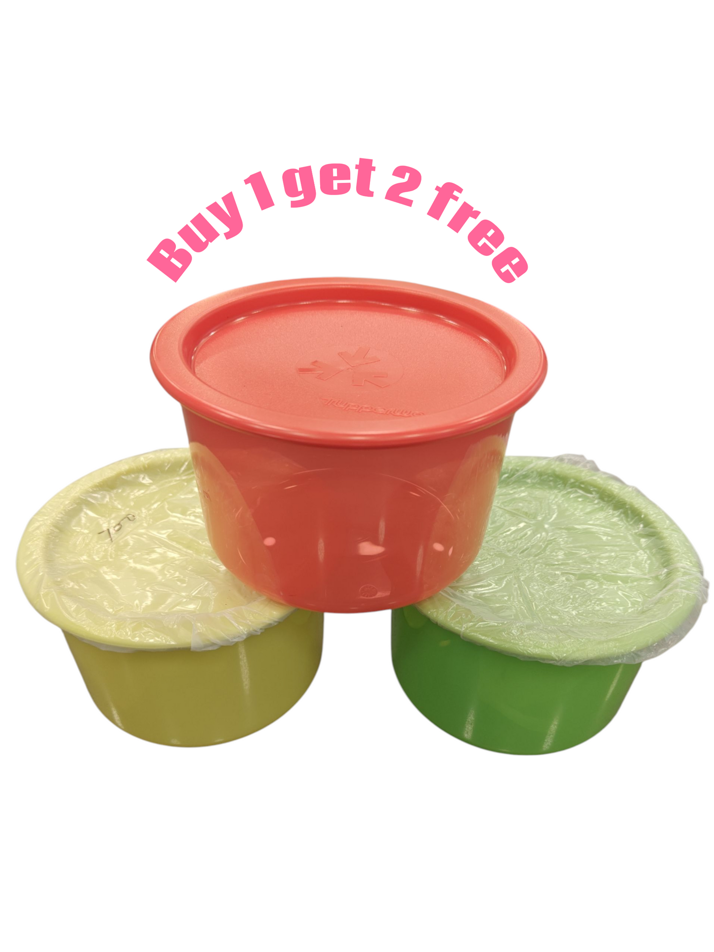 Tupperware OTT containers 575ml - 1+2