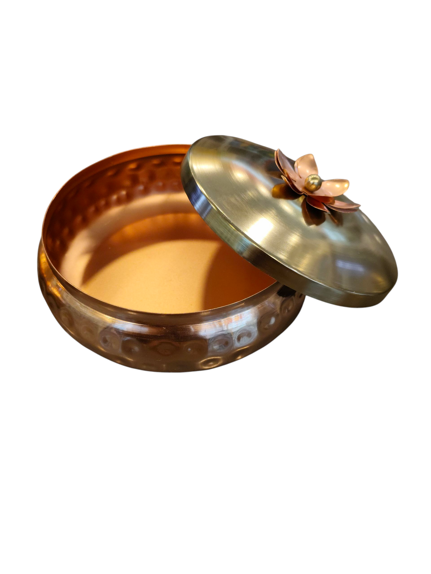 Copper coated flat gift box 900ml