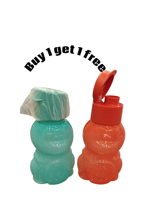 Tupperware dinasaur bottle 350ml - 1+1