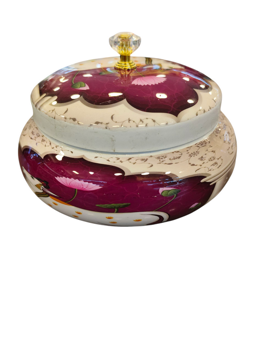 Printed flat pot 850ml