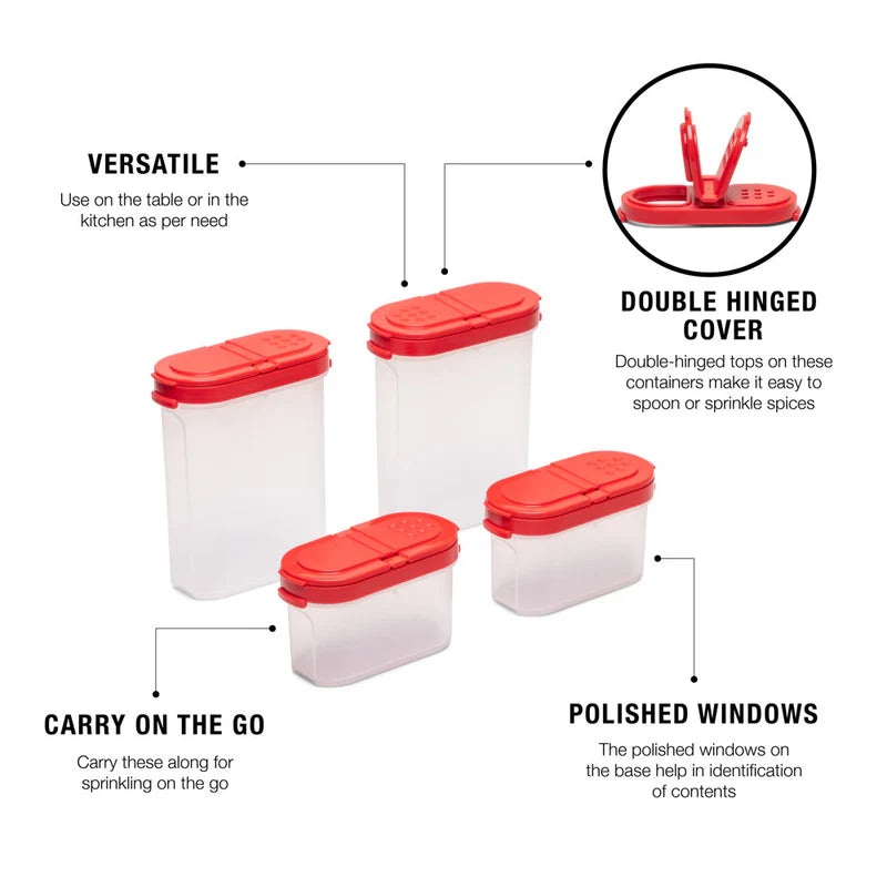 Tupperware Modular Spice Shaker (4pc)
