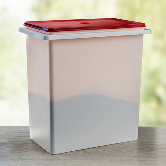 Tupperware Plastic Rice Keeper, 10Kg CHILLI
