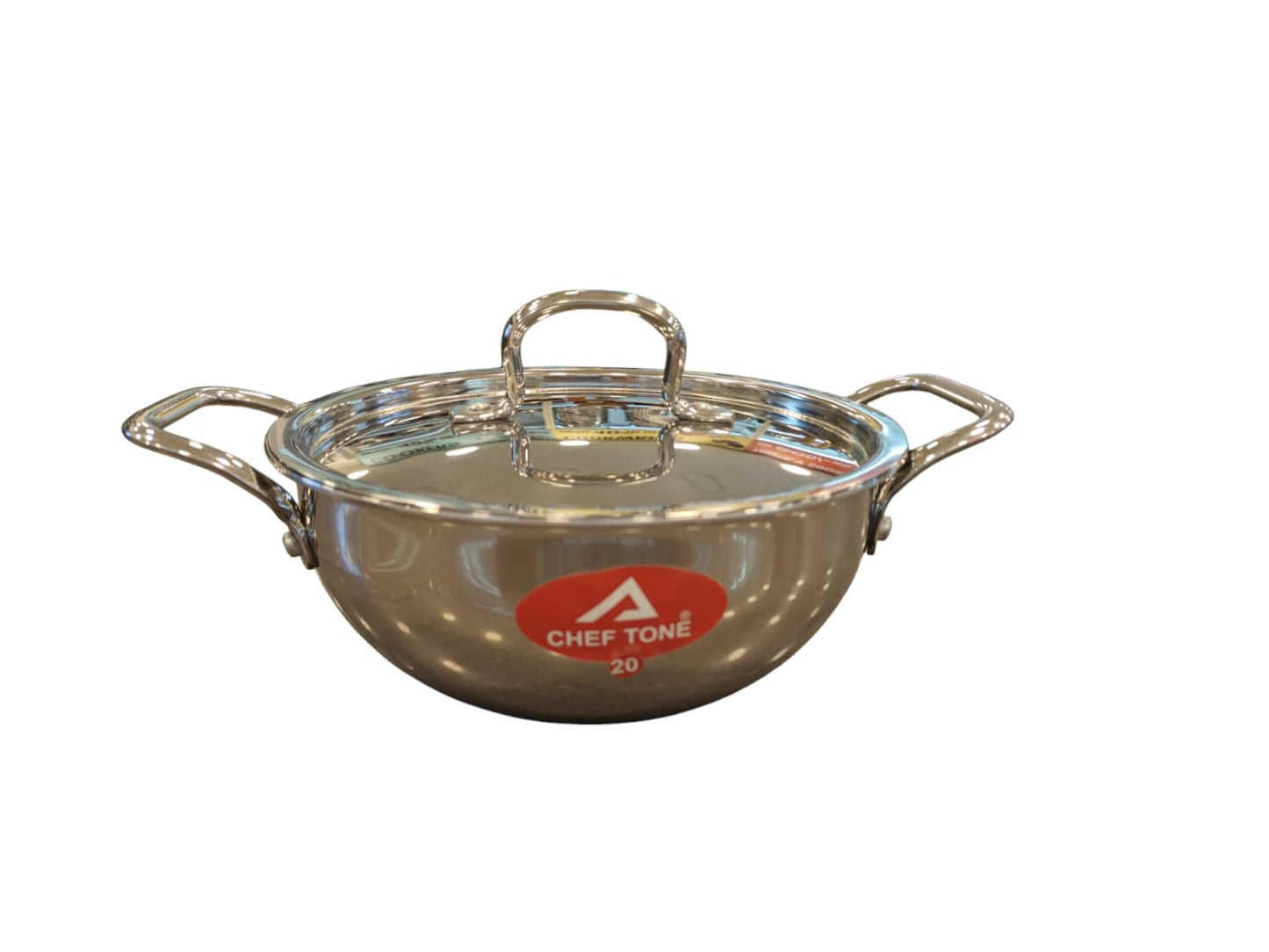 CHEFTONE Triply Deep Kadai With Lid