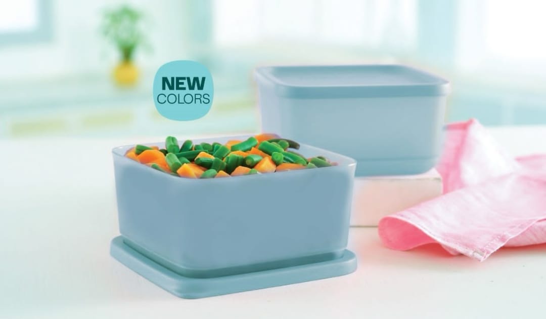 Tupperware Cubix 650ml, Blue