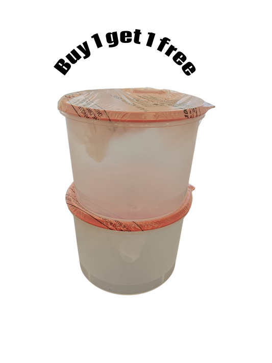 Tupperware idly/dosa batter 2.5ltr container 1+1