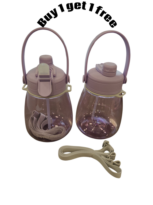 Tupperware 2 in 1 sipper bottle 1.2ltr - 1+1