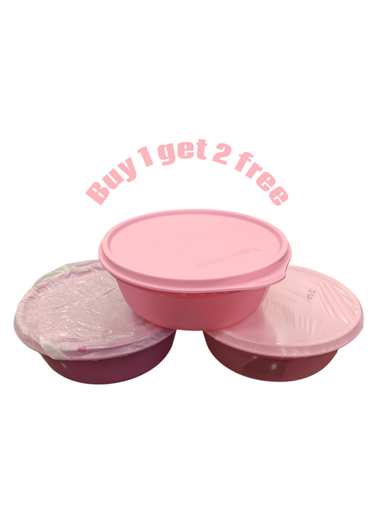 Tupperware ss bowl 600ml - 1+2