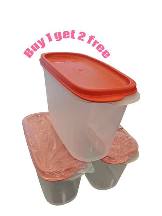 Tupperware saver containers 1.1ltr -1+2