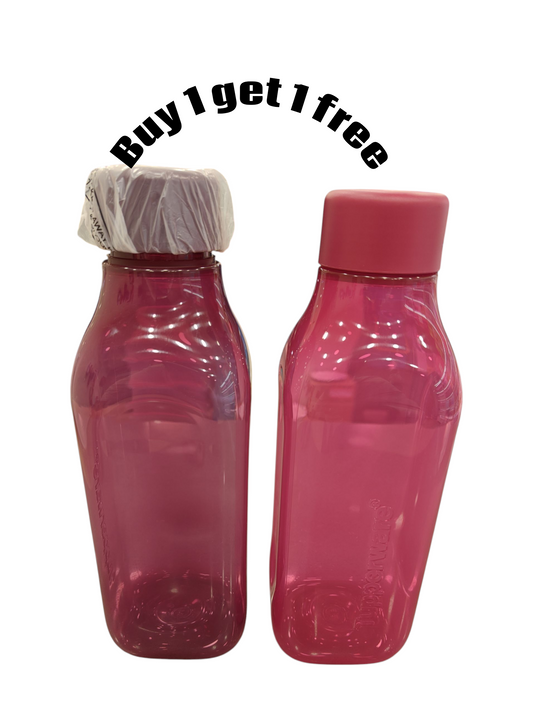 Tupperware square 1ltr bottles - 1+1