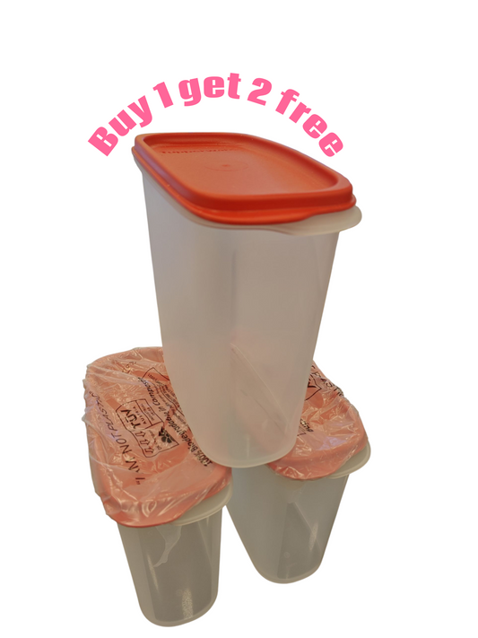 Tupperware saver containers 1.7ltr -1+2