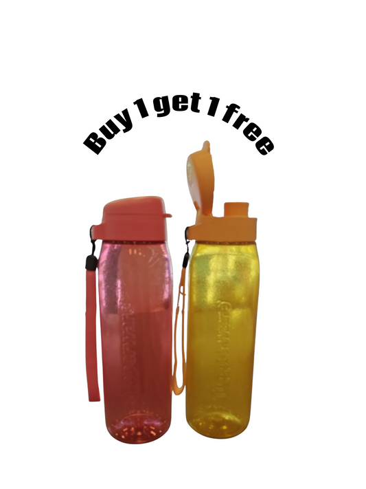 Tupperware polycarbonate 750ml fliptop bottles -1+1