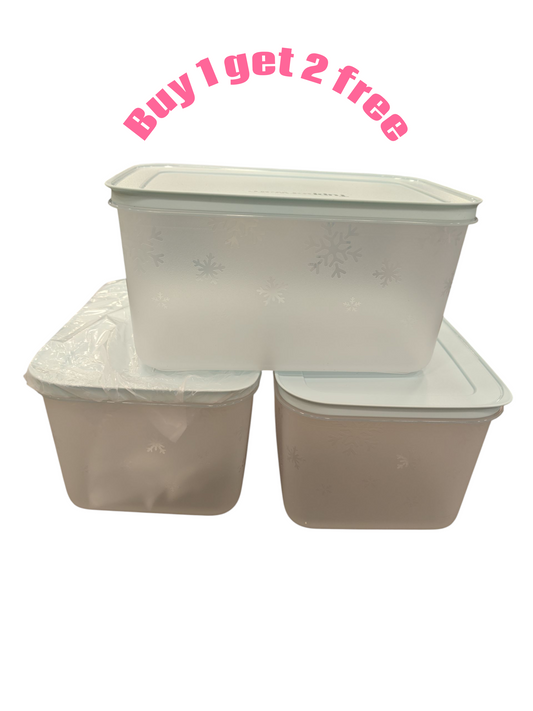 Tupperware freezer containers 2.5ltr - 1+2