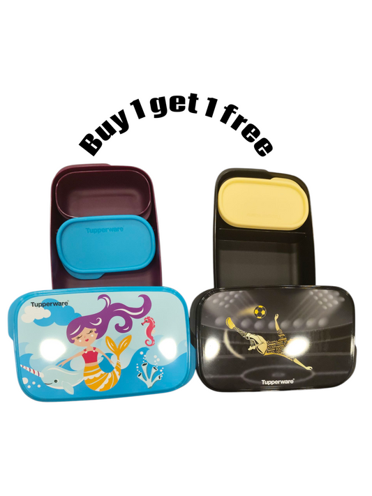 Tupperware my lunch printed - 1+1