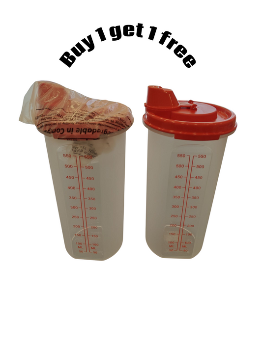 Tupperware 650ml oil can - 1+1
