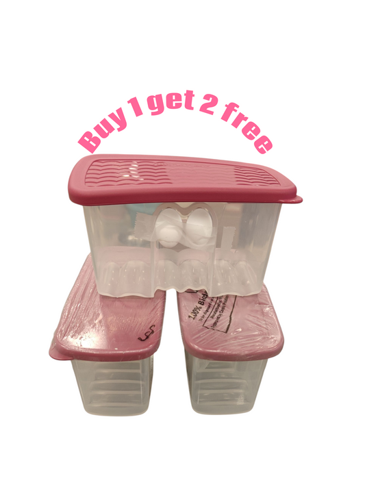 Tupperware fridge smart mini 350ml - 1+2