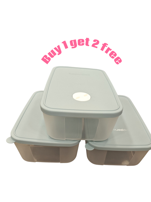 Tupperware fridge/freezer containers 1.5ltr -1+2