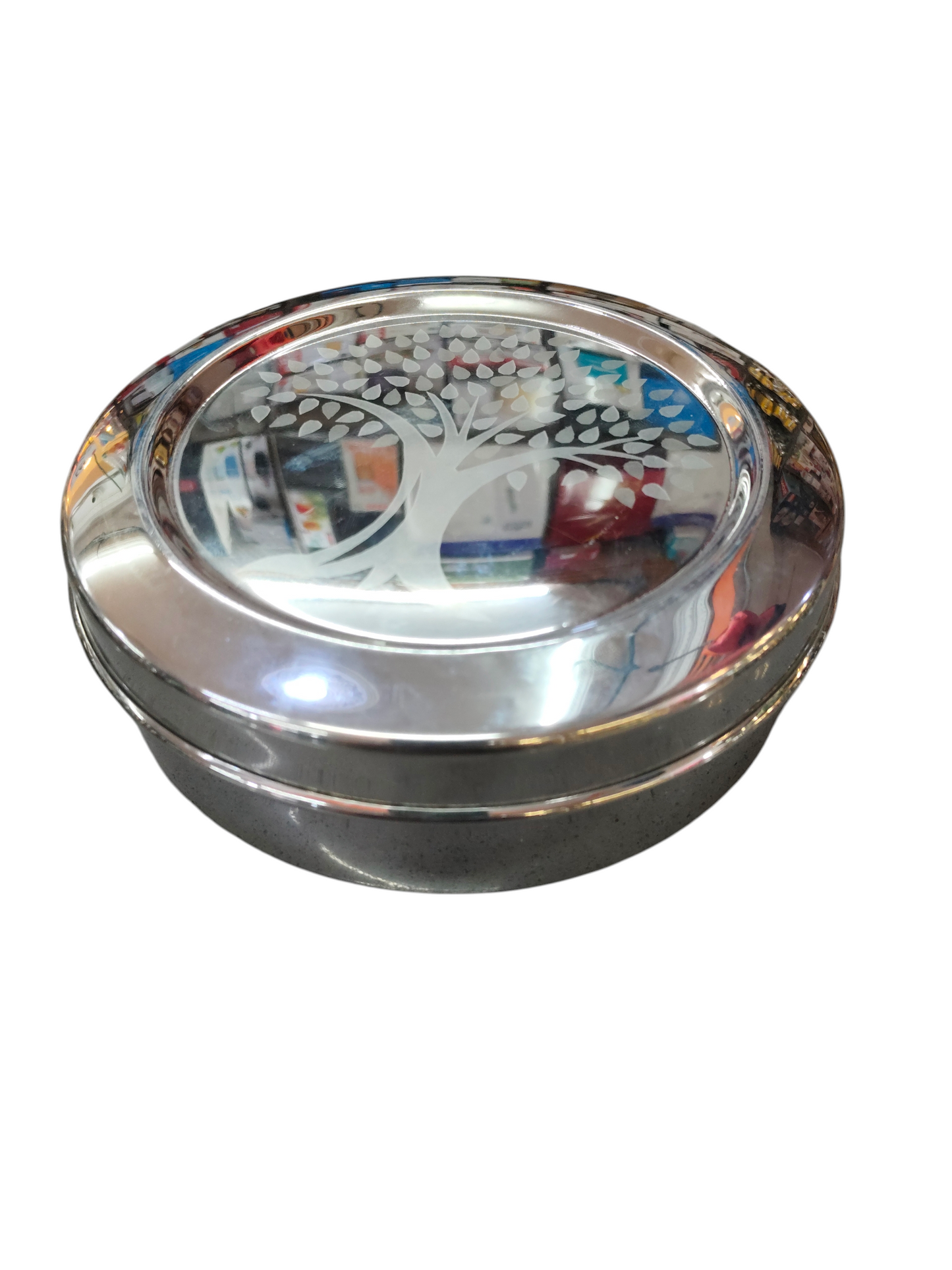 Stainless steel lightweight classic puri box no 12- 1500ml