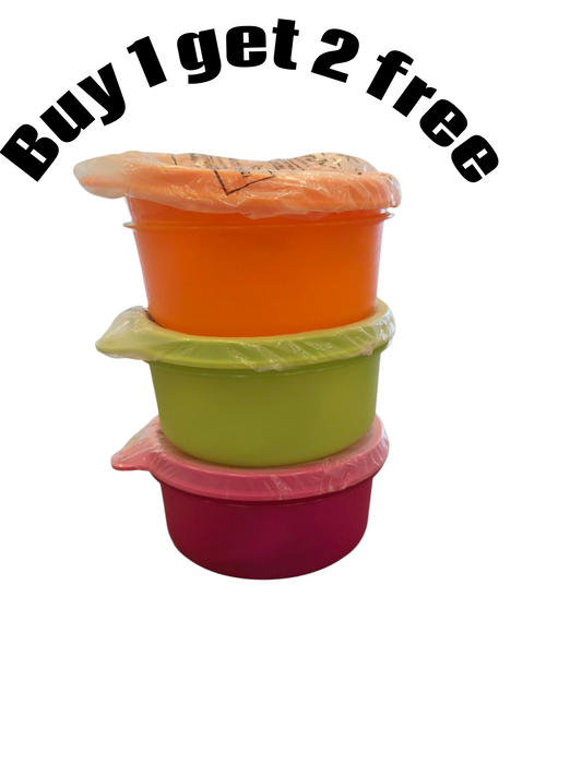 Tupperware tropical cups 250ml - 1+2
