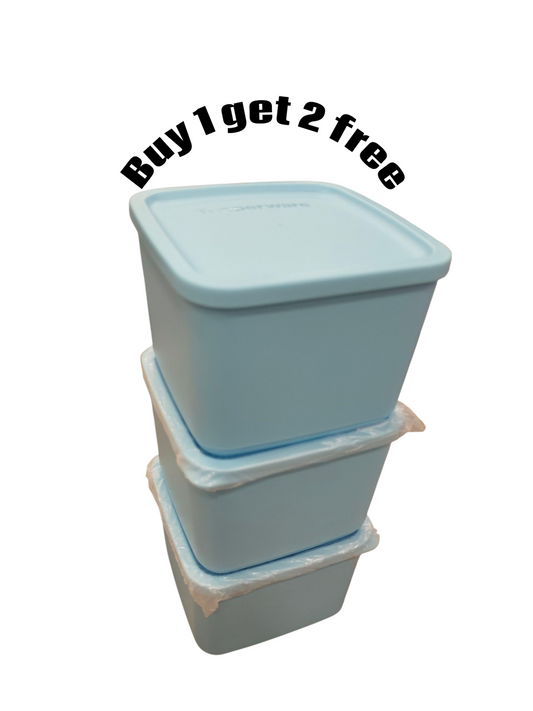 Tupperware cubix 1ltr containers - 1+2