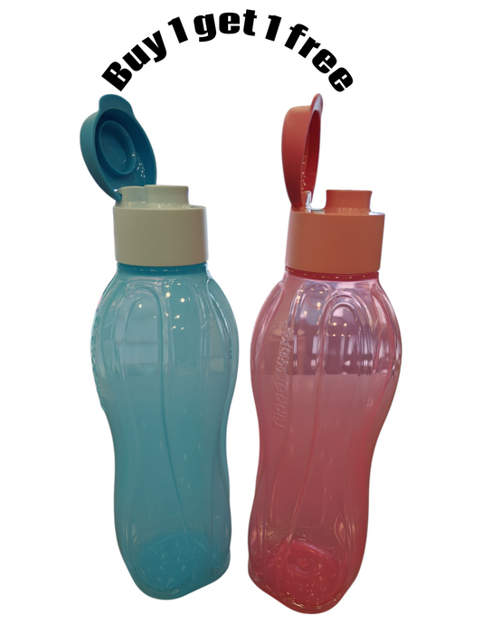 Tupperware 1ltr fliptop bottles -1+1