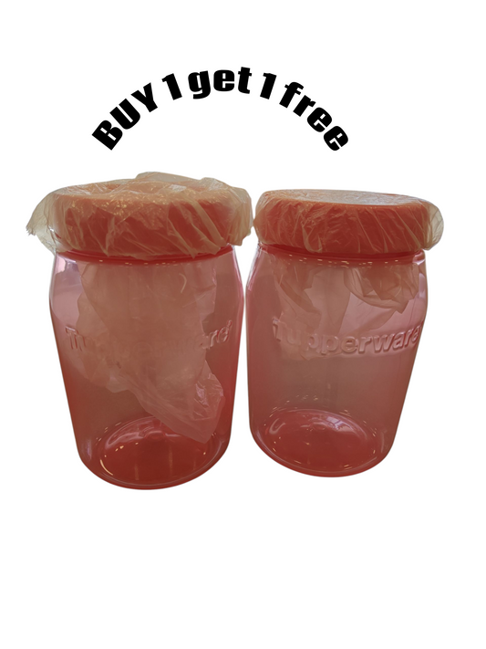 Tupperware screw cap containers 1.5ltr - 1+1