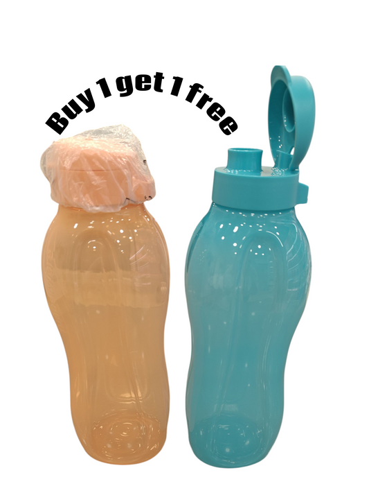 Tupperware 1.5ltr fliptop bottles - 1+1