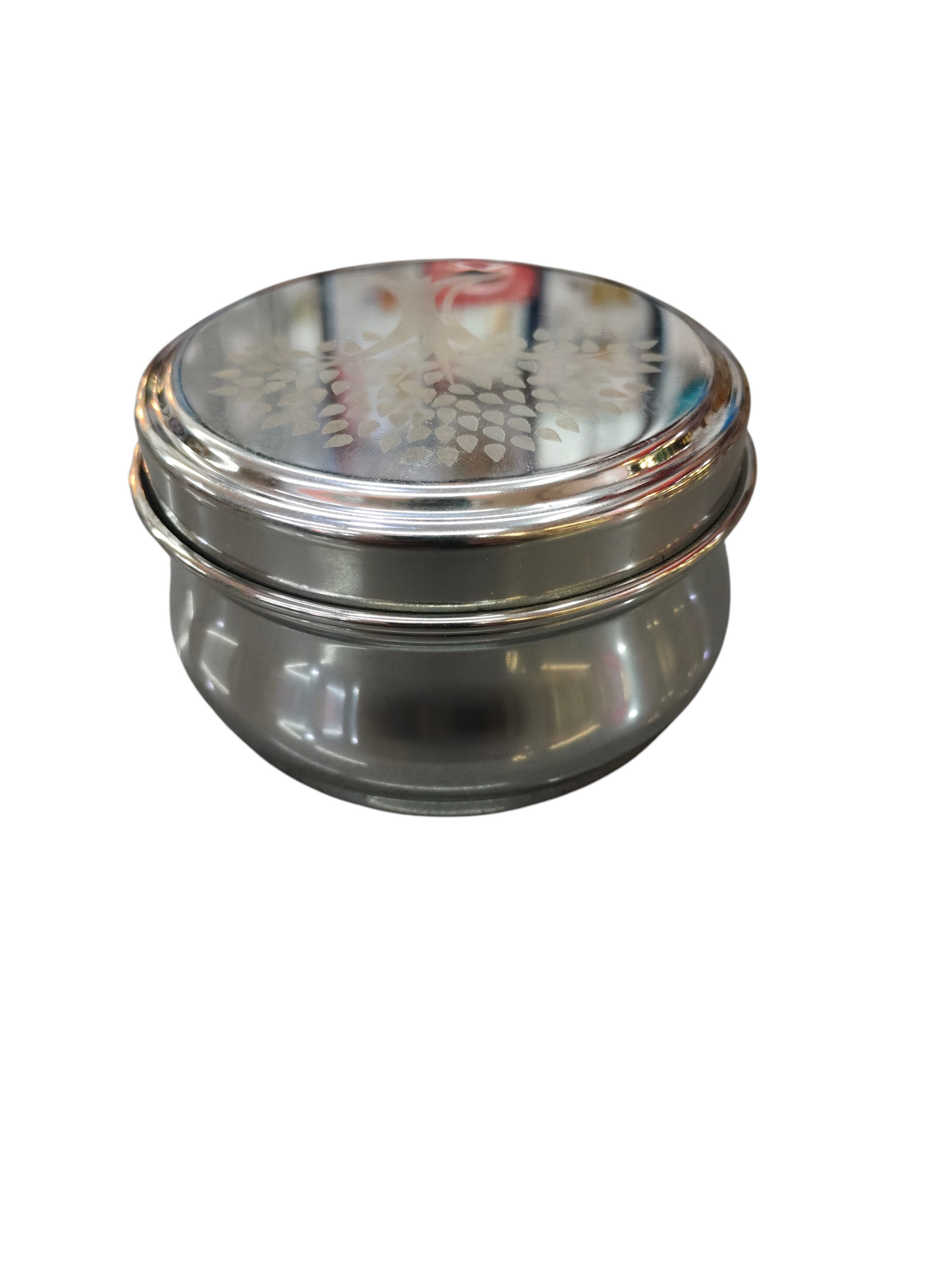 Salem stainless steel muskan bulging puri box no 1 - 400ml