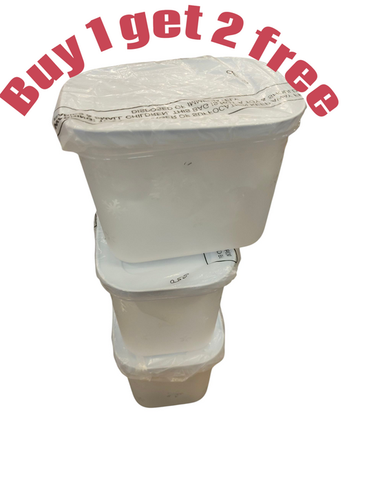 Tupperware freezer containers 1.1ltr - 1+2