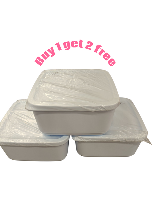 Tupperware lunch / fridge containers 650ml - 1+2